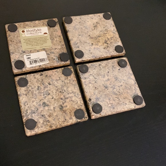 Beige Granite Coasters - Picture 4 of 4